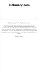 Mobile Screenshot of dictunary.com